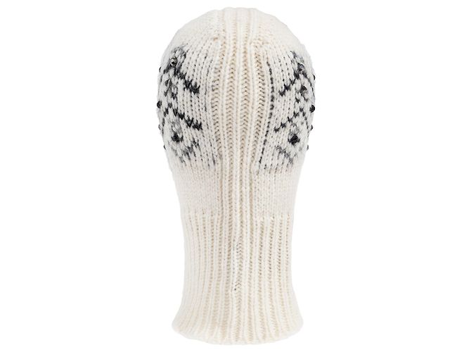Moncler Wool Hood color crema - vista 3