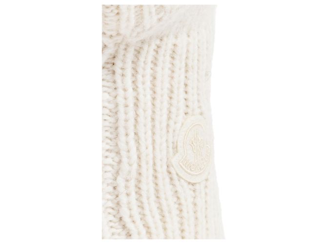 Moncler Wool Hood color crema - vista 4