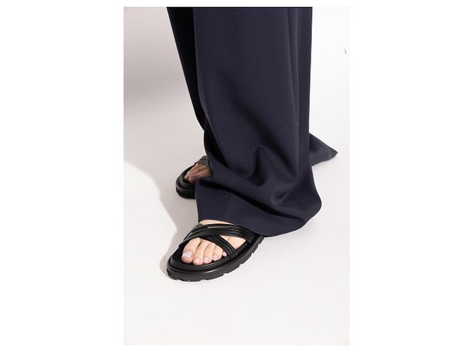 Sandali Gianvito Rossi in pelle nera - vista 2