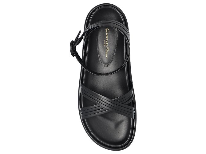 Sandali Gianvito Rossi in pelle nera - vista 6
