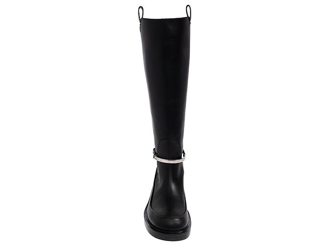 Botines de tacón Gomma Tod's en cuero negro - vista 6