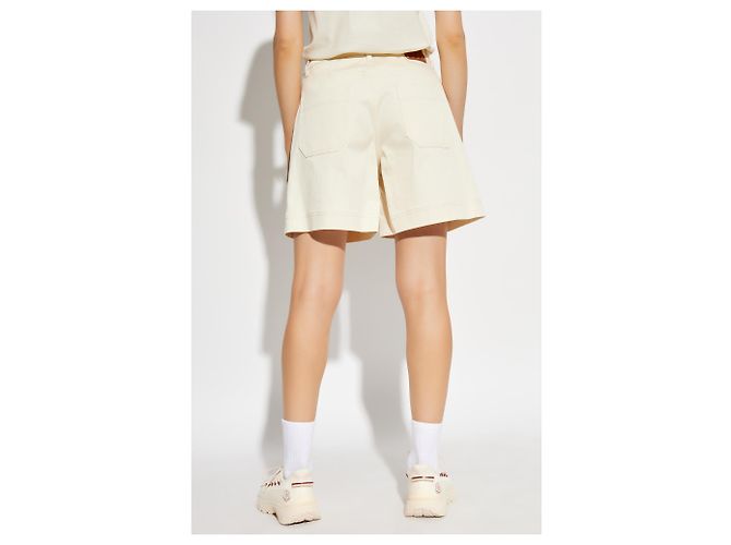 Moncler Shorts Creme Baumwolle - Ansicht 4