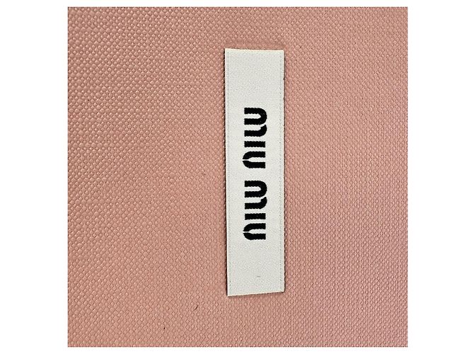 Sneakers basse Miu Miu Deco in pelle di vitello bianca - vista 12