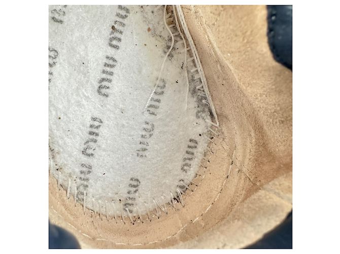 Sneakers basse Miu Miu Deco in pelle di vitello bianca - vista 16