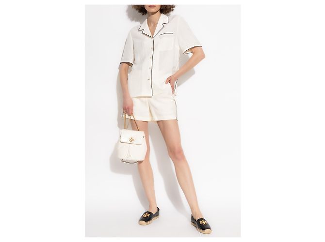 Tory Burch Shorts mit Kontrastnähten - Ansicht 2