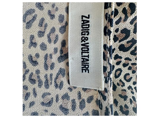 Abito Maxi Leopardato Zadig & Voltaire in Viscosa Multicolor - vista 6