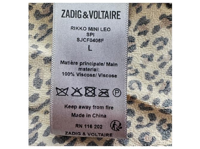 Abito Maxi Leopardato Zadig & Voltaire in Viscosa Multicolor - vista 7