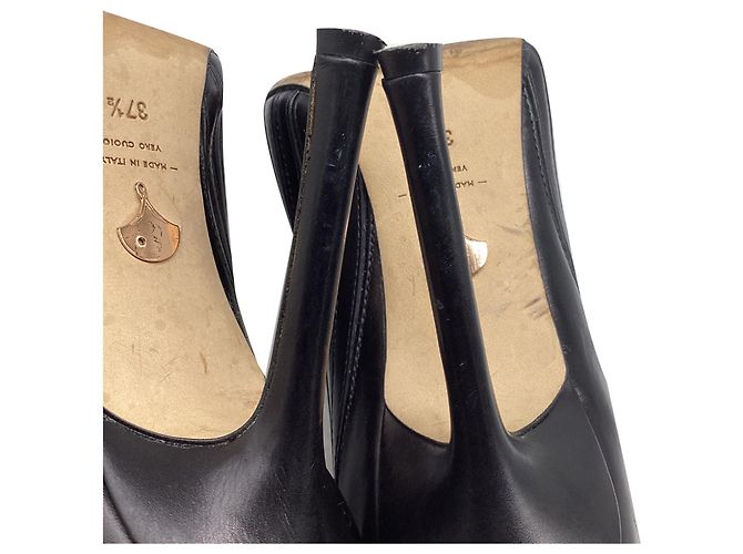 Autre Marque Décolleté Chelsea Paris Adile in pelle nera - vista 11