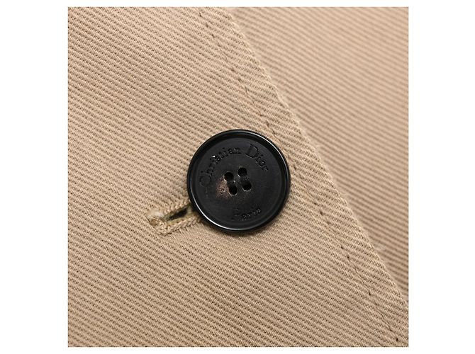 Camicia cropped abbottonata Dior in cotone marrone - vista 7