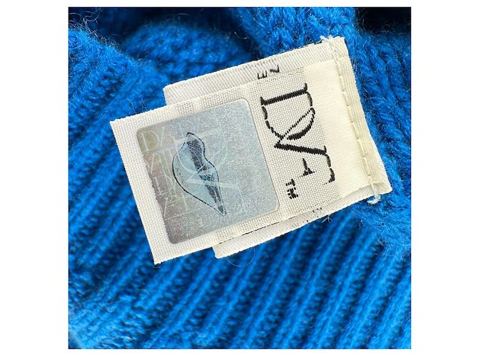 Diane Von Furstenberg Ediva Strickweste aus blauer Wolle - Ansicht 5