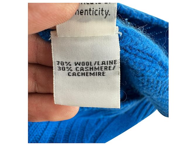 Diane Von Furstenberg Ediva Strickweste aus blauer Wolle - Ansicht 6