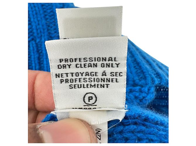Diane Von Furstenberg Ediva Strickweste aus blauer Wolle - Ansicht 8