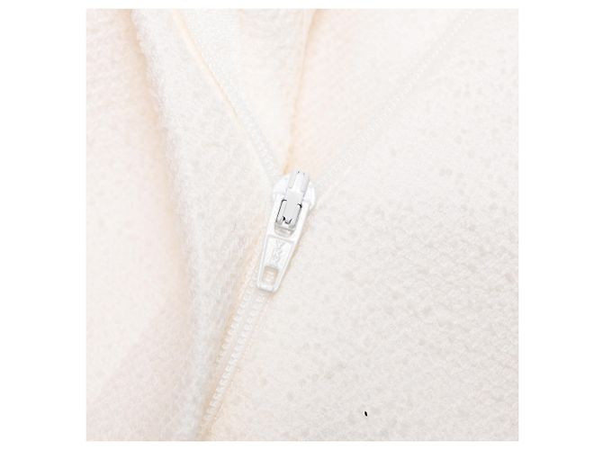 Mini-short Dior en tweed de laine blanc - vue 8