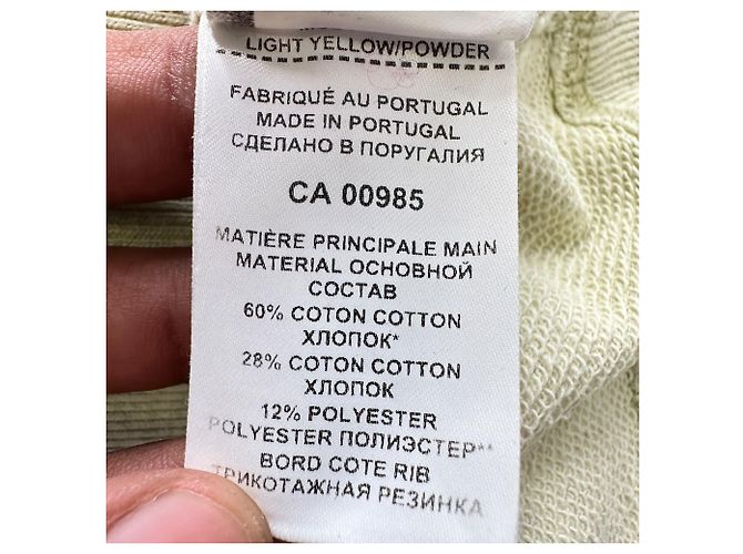 Isabel Marant Etoile Moby Pullover aus grüner Baumwolle mit Flock-Logo - Ansicht 7