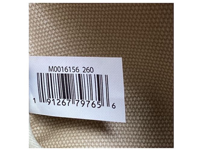 Marc Jacobs The Large Tote Bag in cotone beige - vista 7