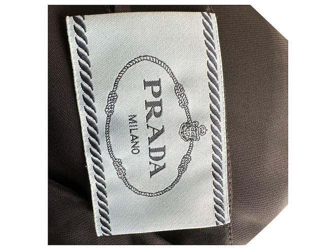 Prada ärmelloses fließendes Minikleid aus schwarzer Viskose - Ansicht 4
