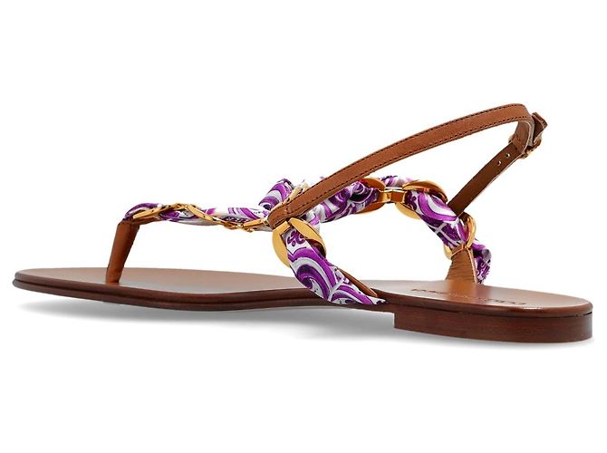 Dolce & Gabbana Sandali con applicazione in ottone - vista 2