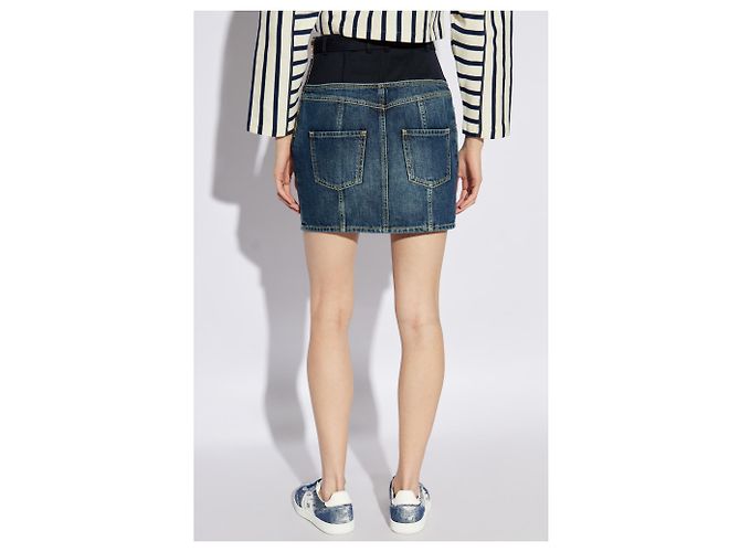 Falda vaquera Balmain azul marino - vista 4