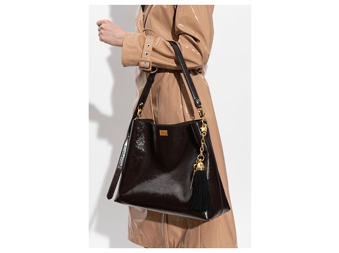 Nappa per borsa Dolce & Gabbana oro e nera - vista 2