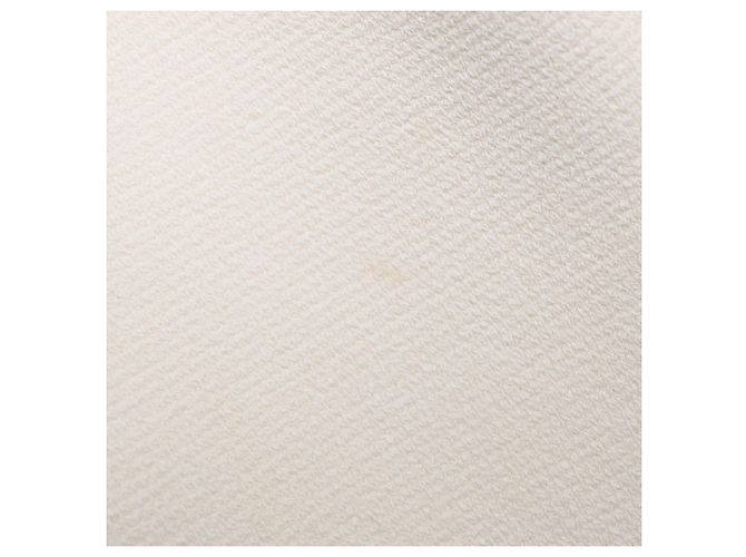Casaco cropped abotoado Dior em viscose branca - vista 10