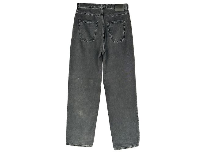 Vaqueros de denim lavado Alexander McQueen en algodón gris - vista 2