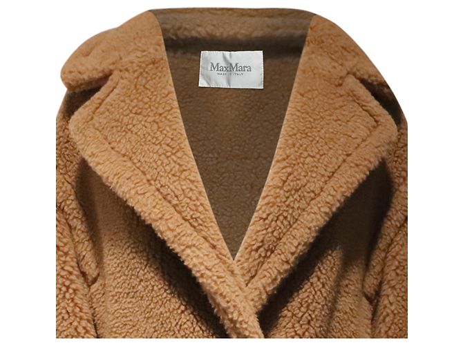 Abrigo Max Mara Teddy Bear Icon en lana Brown Camel - vista 2