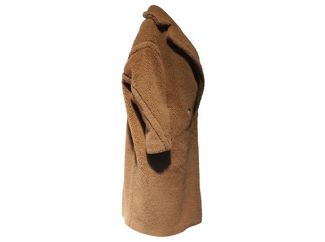 Abrigo Max Mara Teddy Bear Icon en lana Brown Camel - vista 3