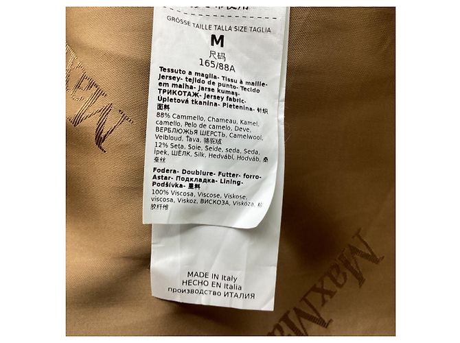 Abrigo Max Mara Teddy Bear Icon en lana Brown Camel - vista 7