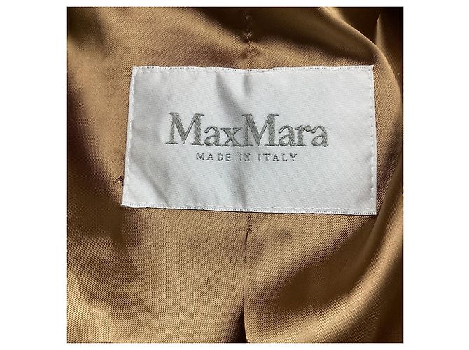 Abrigo Max Mara Teddy Bear Icon en lana Brown Camel - vista 8