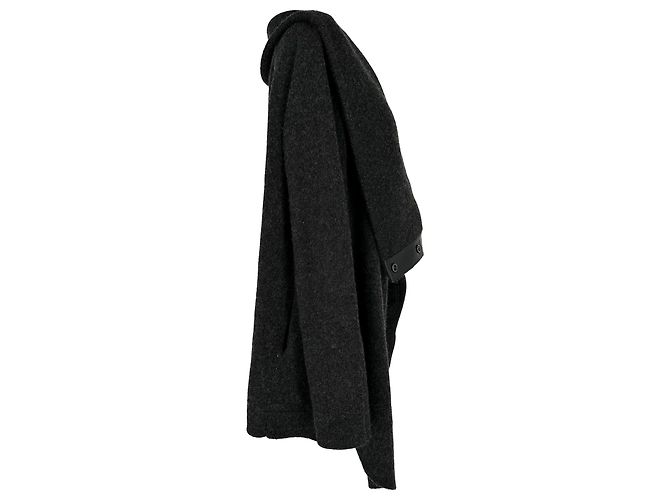 Tom Ford locker-fit Strickcardigan mit Knöpfen aus dunkelgrauer Wolle - Ansicht 2