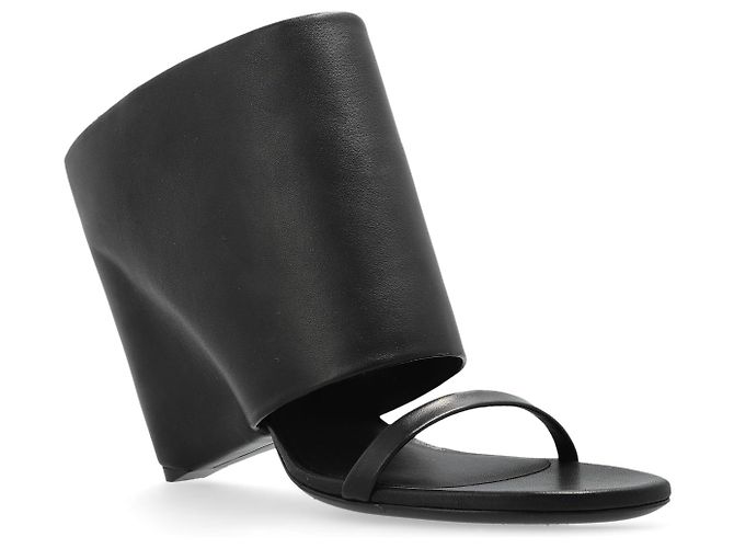Courreges Leder-Schuhe Oblique - Ansicht 4