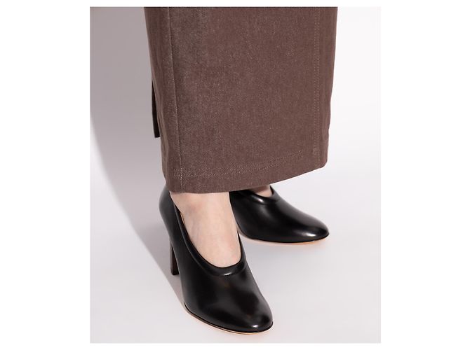 Décolleté nere in pelle Tod's - vista 2