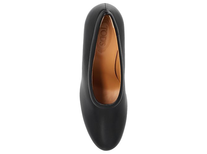 Décolleté nere in pelle Tod's - vista 6