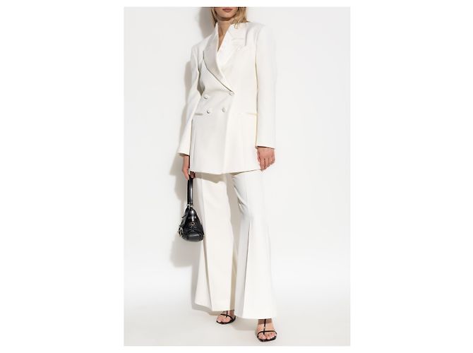 Givenchy Pantaloni a gamba svasata con pieghe - vista 2