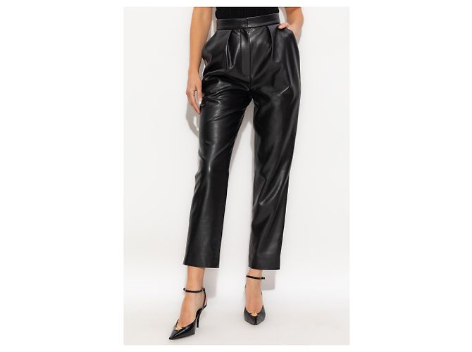 Balmain Pantaloni in pelle vegana - vista 3