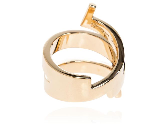 Salvatore Ferragamo Messingring goldfarben - Ansicht 4