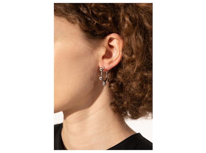 Orecchini in ottone Jil Sander - vista 2