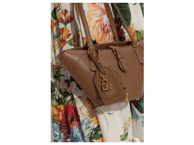 Charm in pelle Dolce & Gabbana Marrone - vista 2