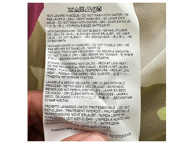 Abito maxi a maniche lunghe stampato Etro in seta multicolore - vista 6