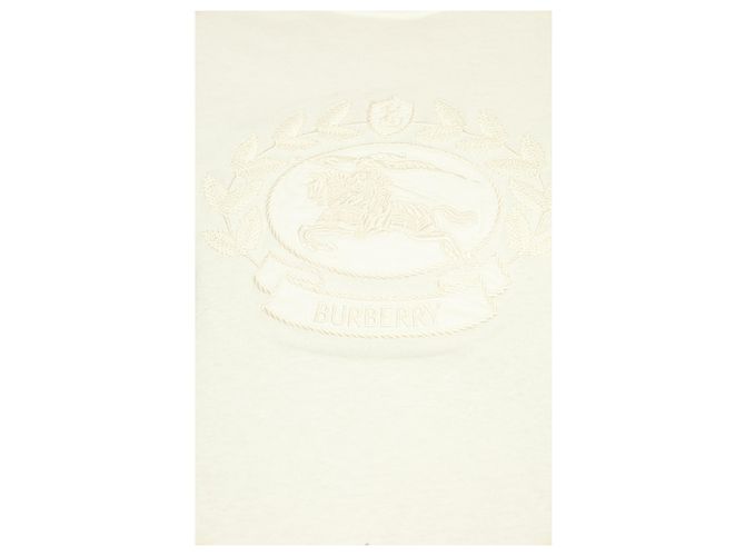 Camiseta Burberry Logo blanca de algodón - vista 5