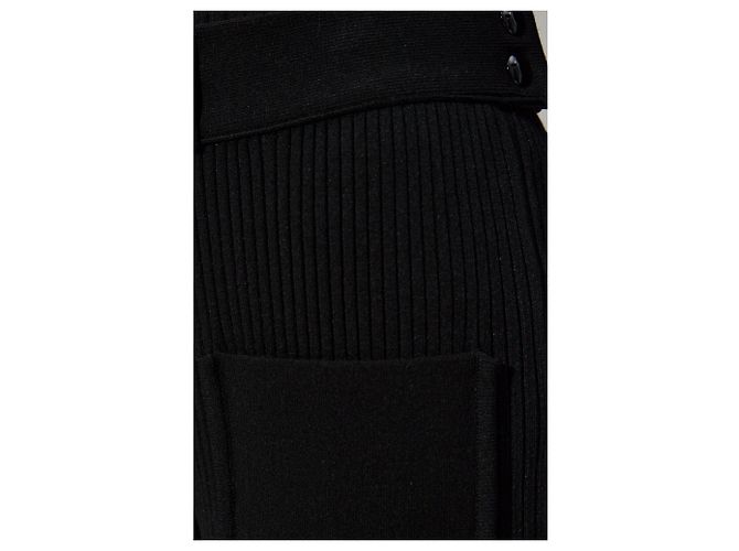 Pantaloni a coste Courreges Neri - vista 5