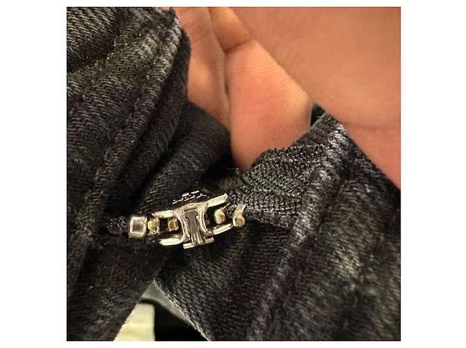Jeans Regular-Fit Acne Studios em algodão preto - vista 8