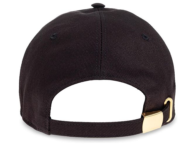 Gorra de béisbol Alexander McQueen de algodón negro - vista 3