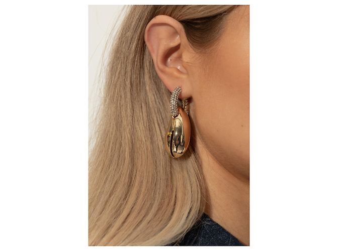Tory Burch Ohrringe mit funkelnden Kristallen - Ansicht 2