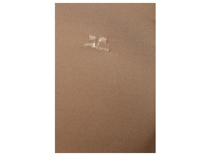 Body a maniche lunghe Courreges marrone beige - vista 5