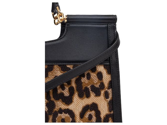 Bolso Dolce & Gabbana Sicily Estampado Leopardo Marrón - vista 3