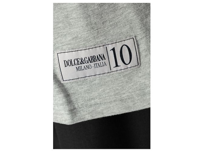 Dolce & Gabbana Grey Printed T-Shirt - view 3