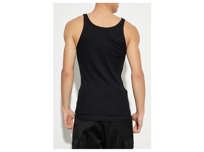 Dolce & Gabbana Ärmelloses geripptes T-Shirt - Ansicht 2