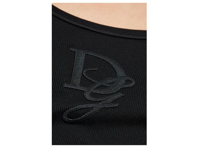 Dolce & Gabbana Ärmelloses geripptes T-Shirt - Ansicht 3