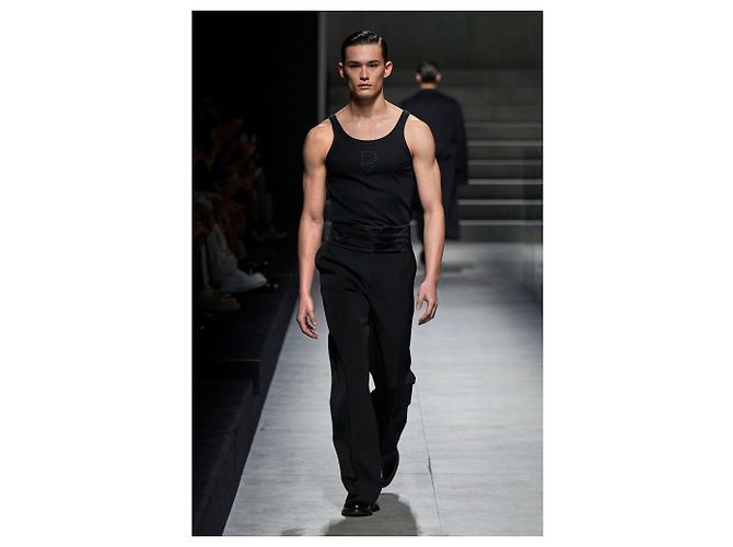 Dolce & Gabbana Ärmelloses geripptes T-Shirt - Ansicht 4
